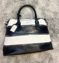 Lauren Ralph Lauren (LRL). Transparent PVC, genuine black and white leather