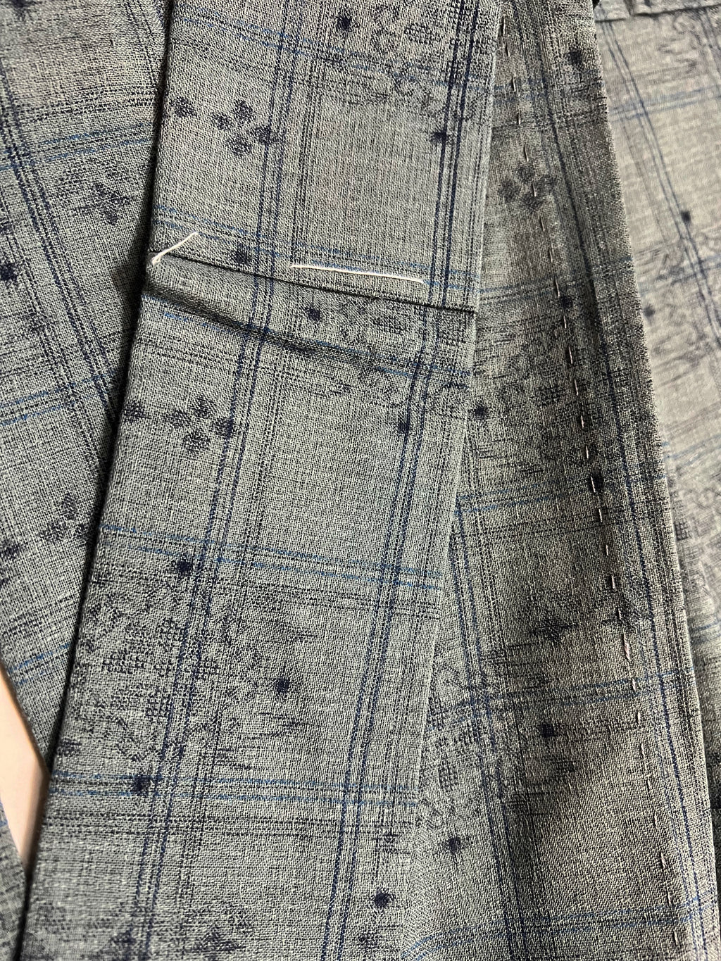 Men's Tsumugi Silk Kimono