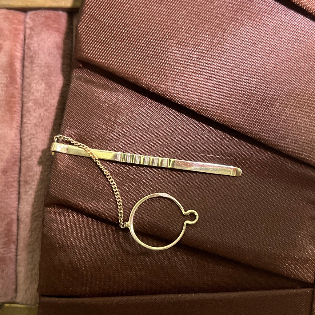 Vintage 14K Gold Tie Clip – made in USSR 585 Gold, 3.60 g