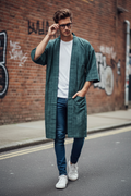 Men's Tsumugi Silk Kimono