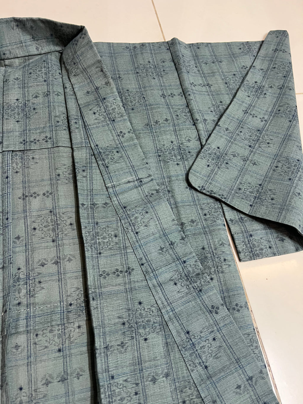 Men's Tsumugi Silk Kimono