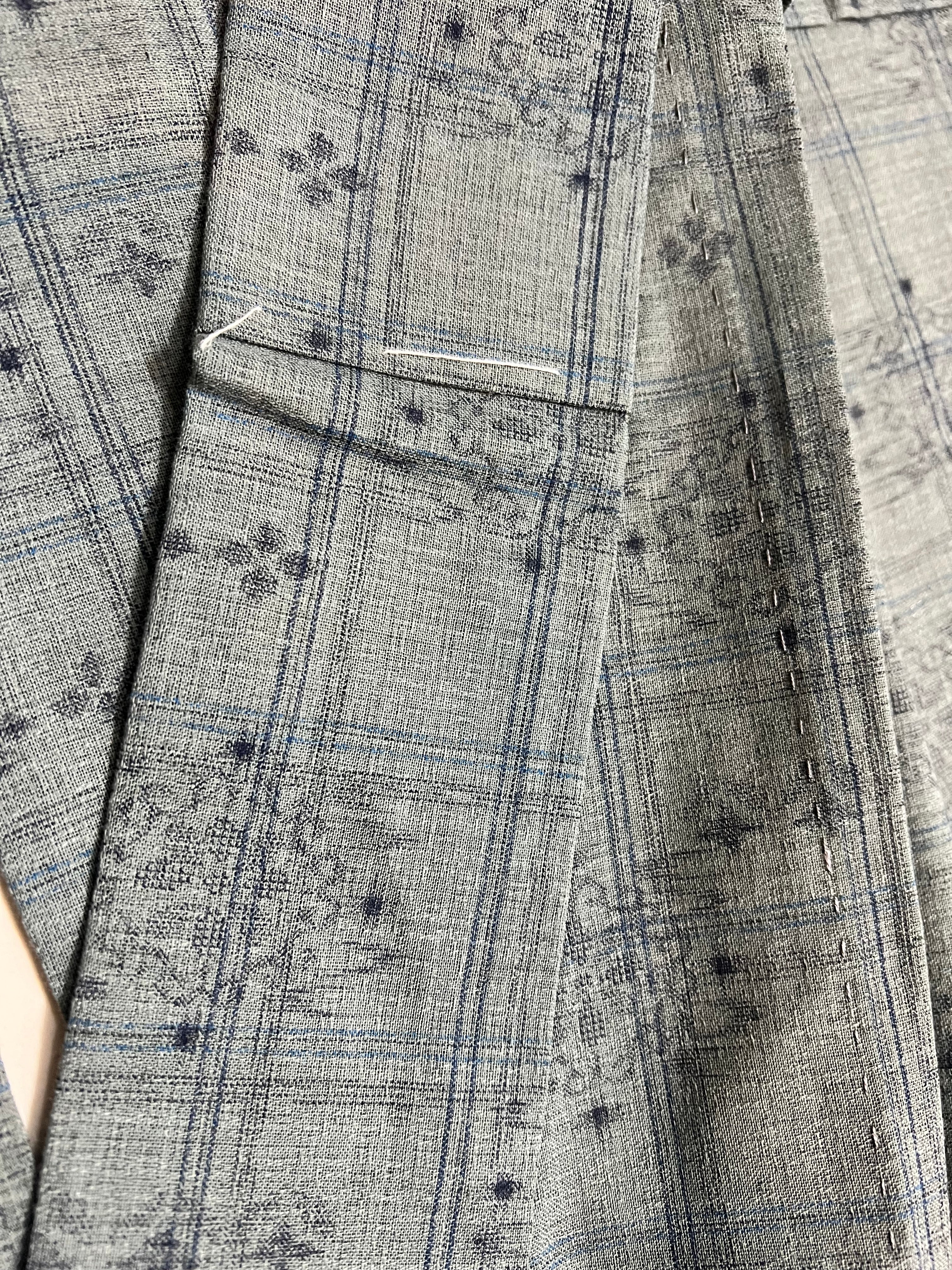 Men's Tsumugi Silk Kimono