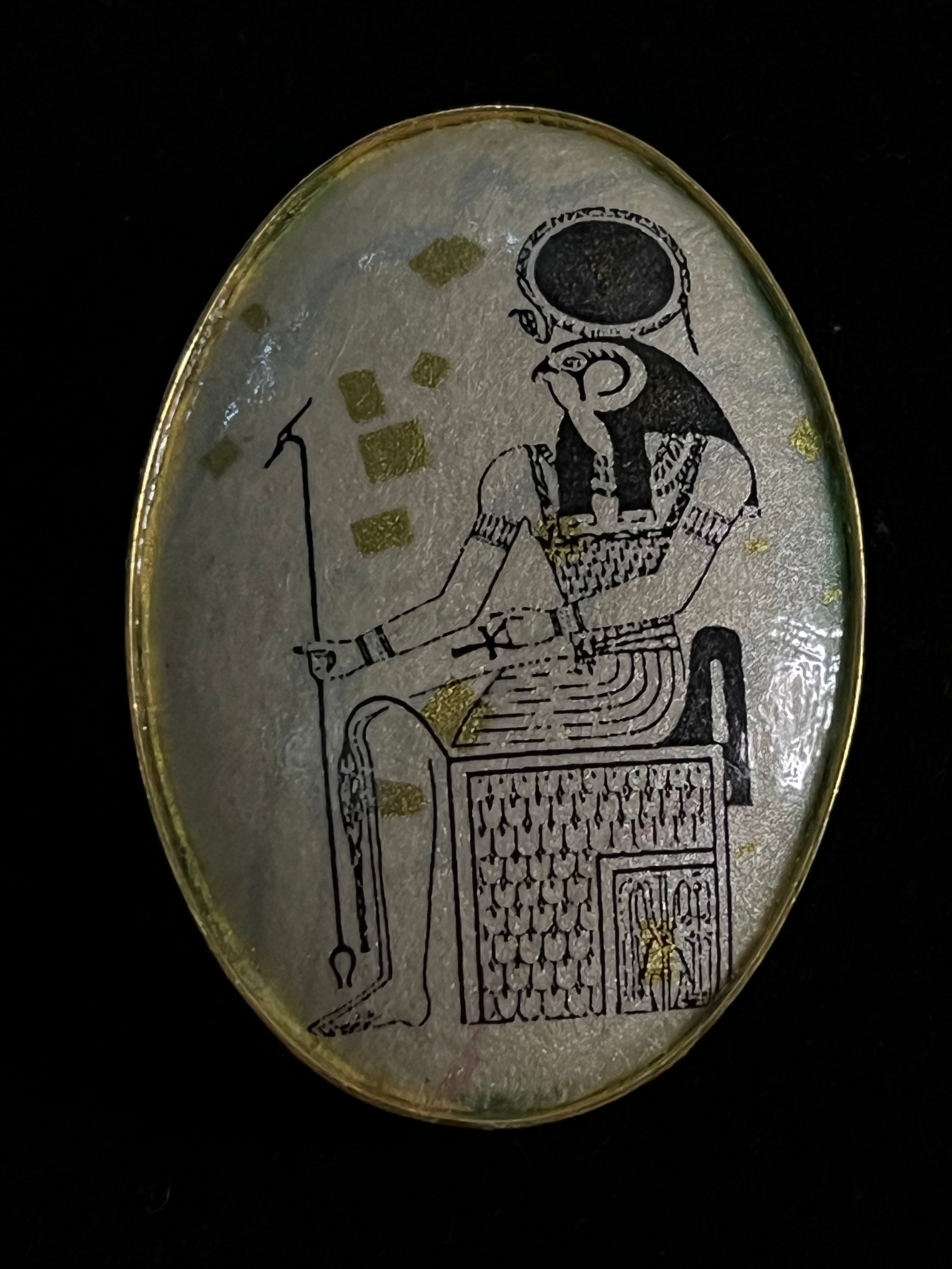 Egyptian Revival Brooch / Pendant