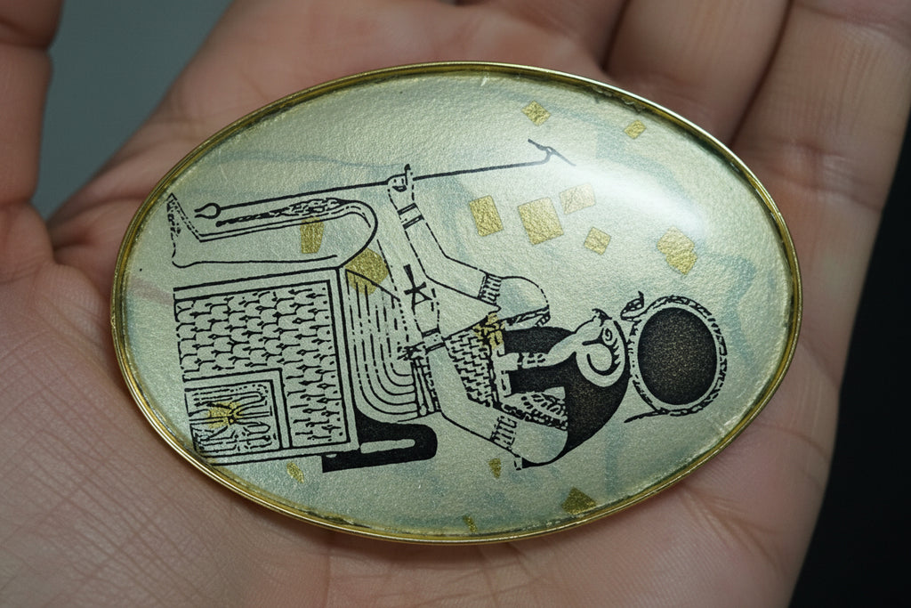 Egyptian Revival Brooch / Pendant