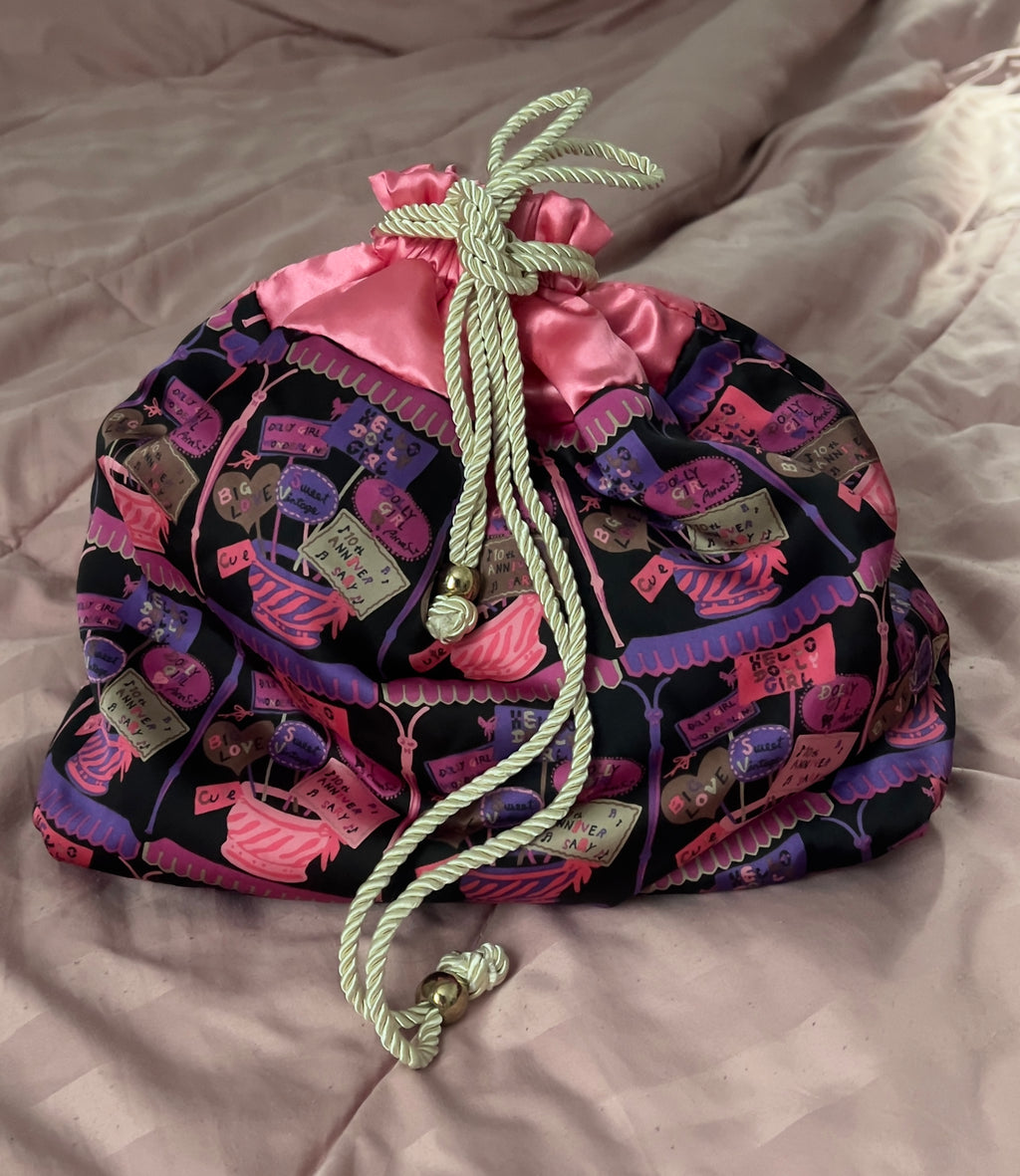 Dolly Girl by Anna Sui Satin Pouch Bag