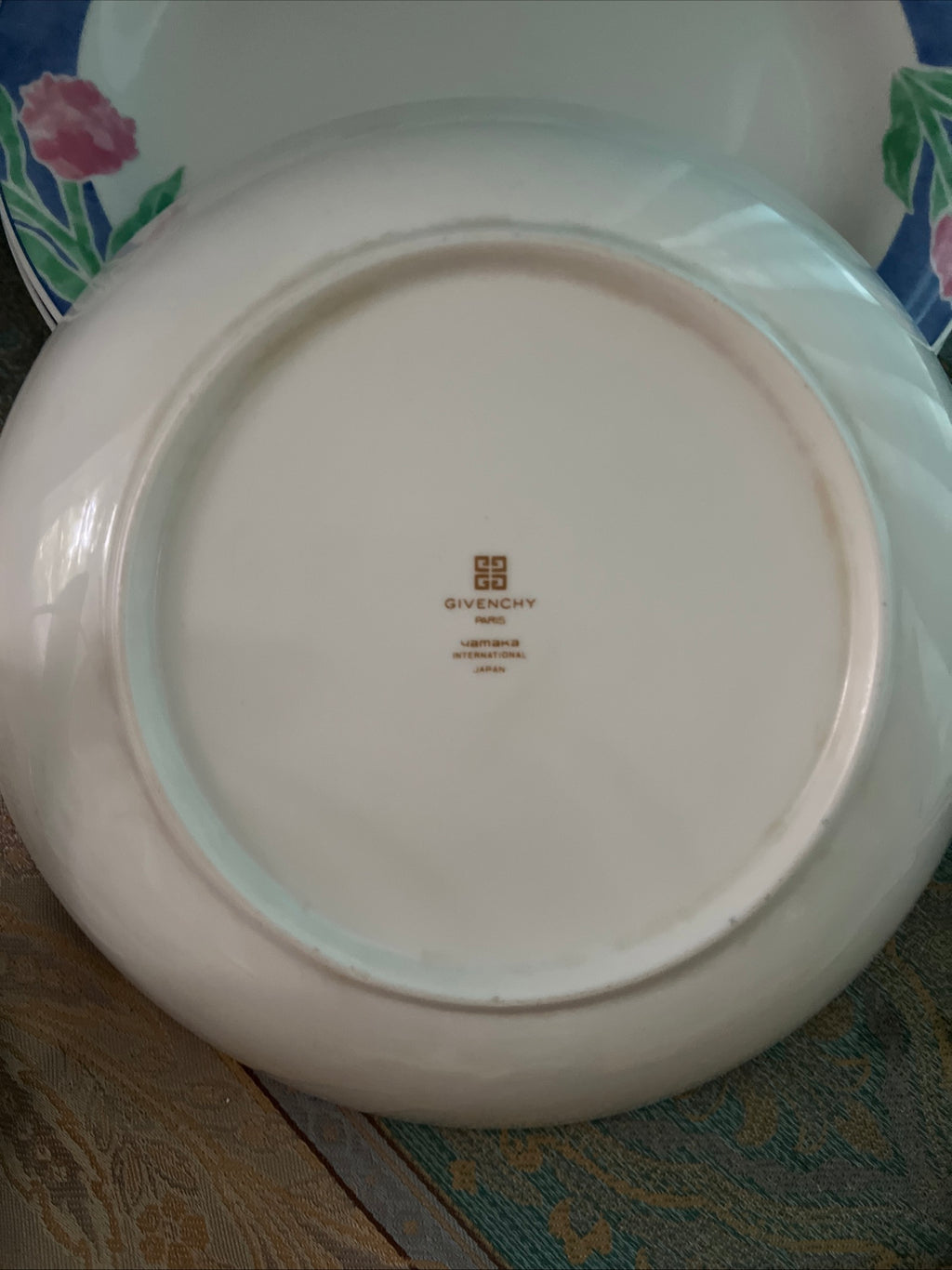 Vintage Givenchy Paris Porcelain Bowl Plate, Made in Japan