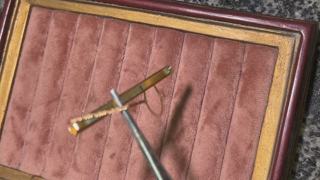 Vintage 14K Gold Tie Clip – made in USSR 585 Gold, 3.60 g